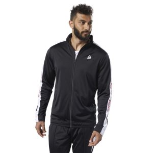 Reebok Training Essentials Linear Logo Track Jacke Herren - Schwarz - DE 854-JCP